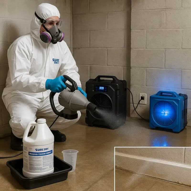 Sanitization and Odor Removal process in Milford, IL