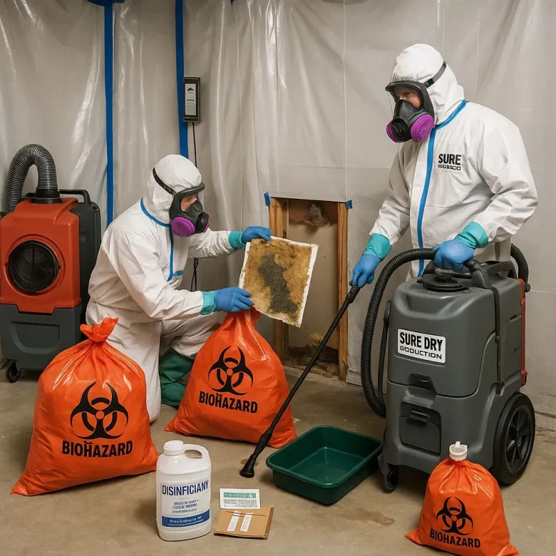 Contaminated Water Handling Protocols process in Milford, IL
