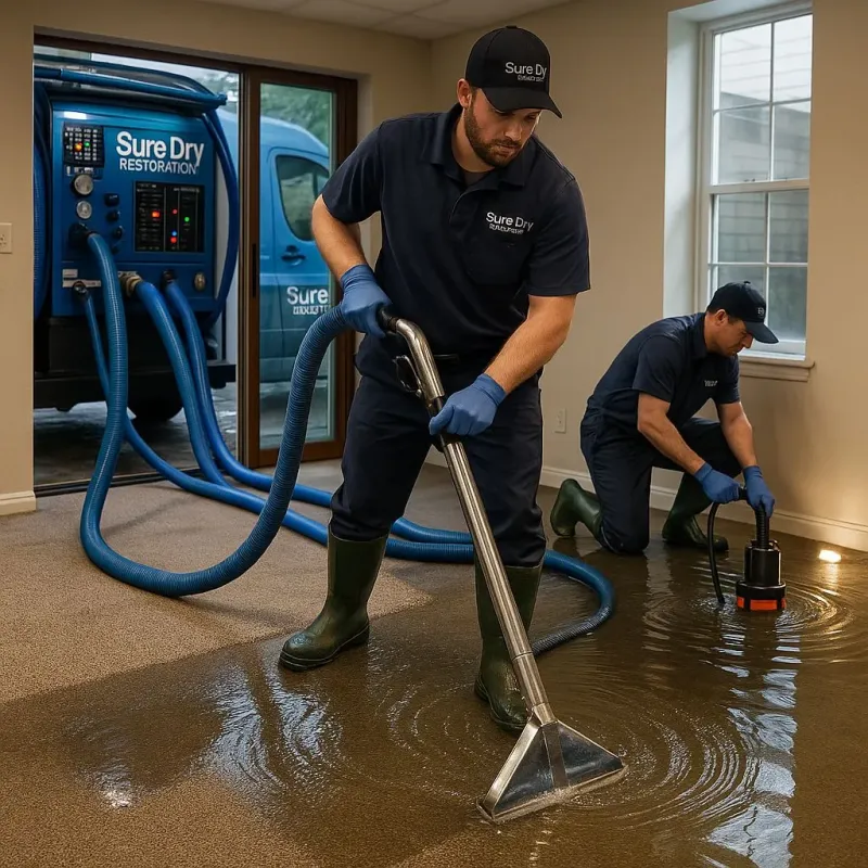 Water Extraction and Removal process in Milford, IL